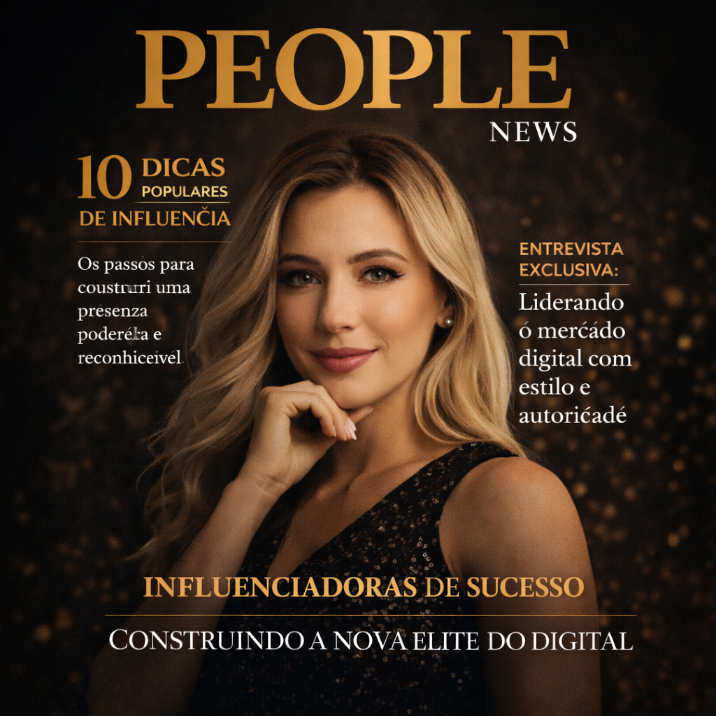 Capa modelo People News